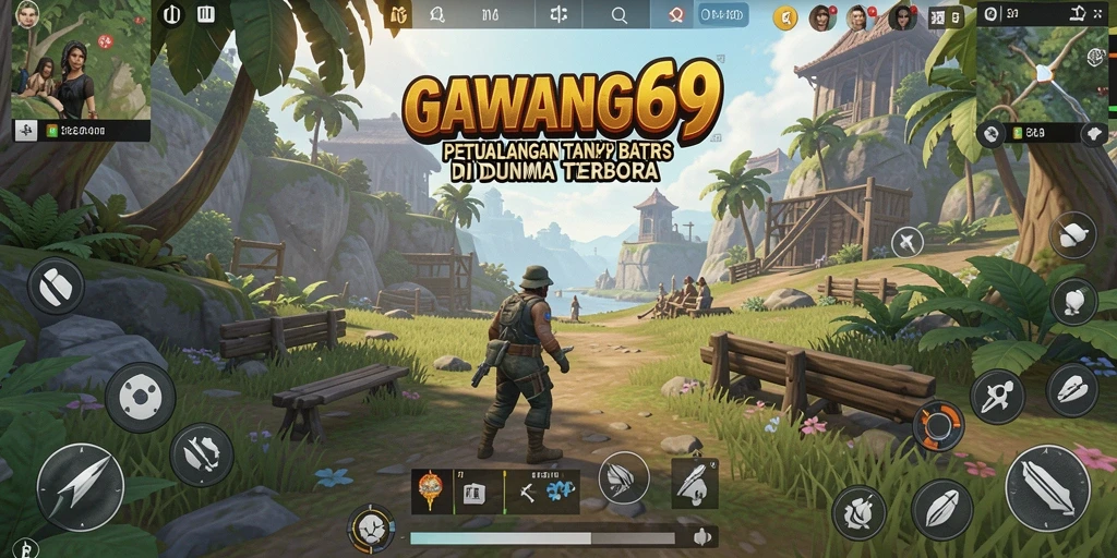 Tampilan menakjubkan dari gameplay GAWANG69 dalam dunia terbuka.