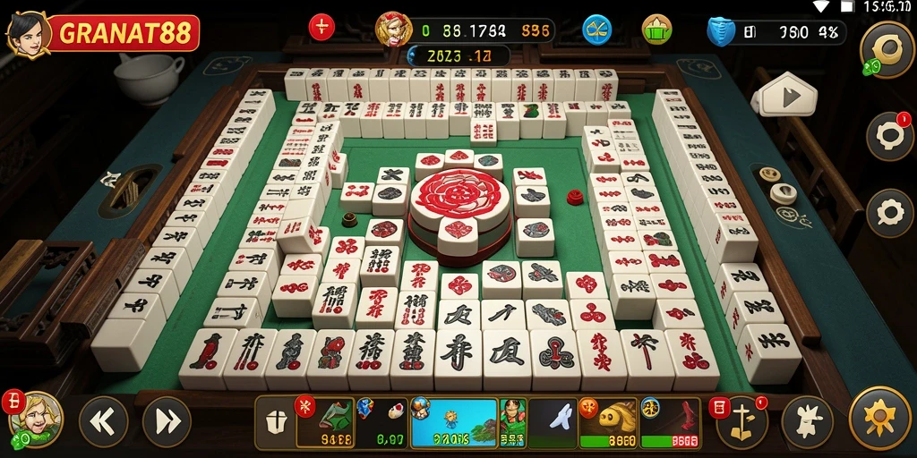 Tampilan gameplay yang mendebarkan di GRANAT88.